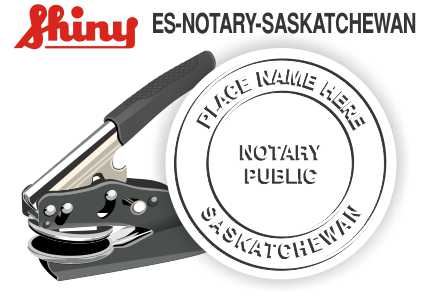 Saskatchewan Notary Embosser
Saskatchewan State Notary Public Seal
Saskatchewan Notary Public Embossing Seal
Saskatchewan Notary Public Seal