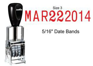 Justrite No. 3 Self-Inking Line Dater (5/16" Date Size)
SD-3