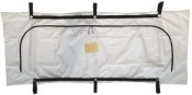 XL-Adult Standard White PEVA Chlorine-Free Body Bag - 48"x100" -6 Handles - 10 Bags
