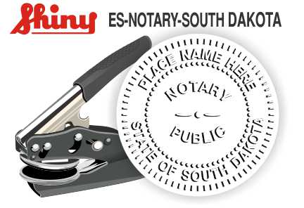 South Dakota Notary Embosser
South Dakota Notary Public Embossing Seal
South Dakota Notary Public Seal
South Dakota Notary Seal