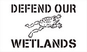 Defend Our Wetlands Stencil