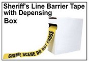 Sheriff's Line Barrier Tape
Crime Scene Barrier Tape, Sheriff's Line