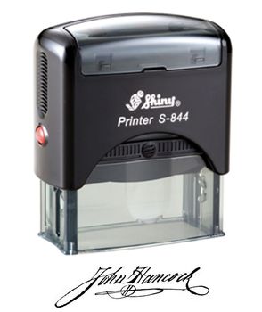 Self-Inking Signature Stamp