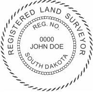 South Dakota Surveyor Stamp