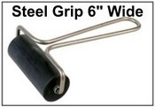4" Steel Grip Paste Ink Roller