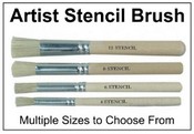 White Stencil Artist Brush
Stencil Brushes
Stencil Brush