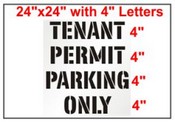 Tenant Permit Parking Only