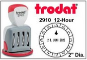 Trodat 2910 12-Hour Time & Date Stamp