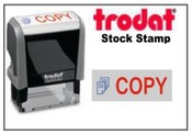 Trodat Two Color Copy Stock Stamp