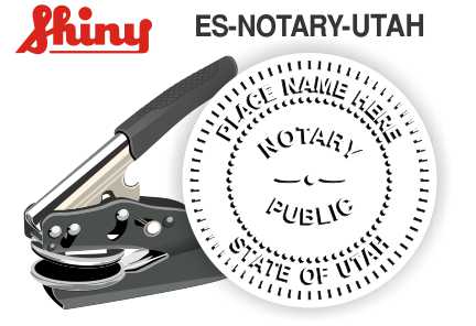 Utah Notary Embosser
Utah State Notary Public Embossing Seal
Utah Notary Public Embossing Seal
Utah Notary Public Seal
Notary Public Seal