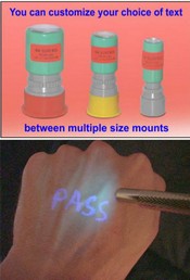 UV Invisible Ink Stamps