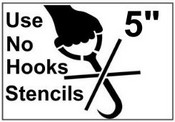 Use No Hooks Shipping Stencil