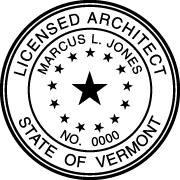 Vermont Architectural Stamp