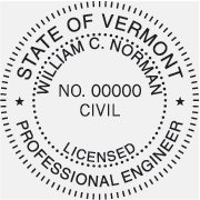 Vermont Engineering Stamp