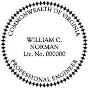 Virginia Engineering Stamp