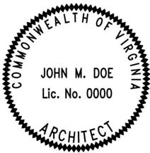 Virginia Architectural Stamp