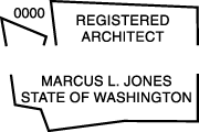 Washington Architectural Stamp