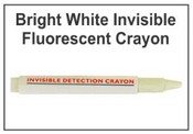 Bright White Invisible Fluorescent Crayon
WCRINVO, Bright White Invisible Fluorescent Crayon