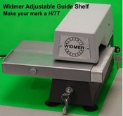 Widmer Adjustable Guide Shelf
