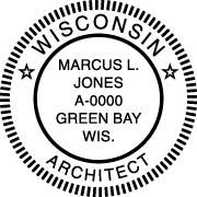 Wisconsin Architectural Stamp