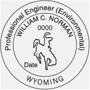 Wyoming Engineering Stamp