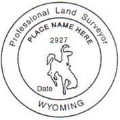 Wyoming State Surveyor Stamp