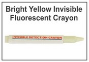 Bright Yellow Invisible Fluorescent Crayon
WCRINVY, Bright Yellow Invisible Fluorescent Crayon