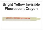 Bright Yellow Invisible Fluorescent Crayon
WCRINVY, Bright Yellow Invisible Fluorescent Crayon