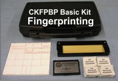 CKFPBP Basic Fingerprint Kit, with Dark "LE" #3 Fingerprint Pad