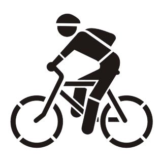 Bicycle Symbol Stencil
Bike Stencil