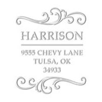 MONOGRAM EMBOSSING SEAL
Custom Swirl Address Embosser