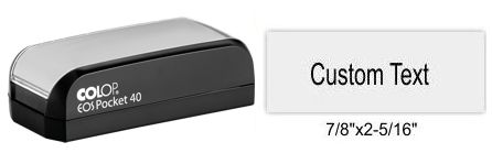 EOS-40 COLOP Pre-Inked Pocket Stamp