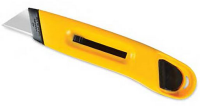 Garvey Plastic Retractable Utility Knife - Yellow