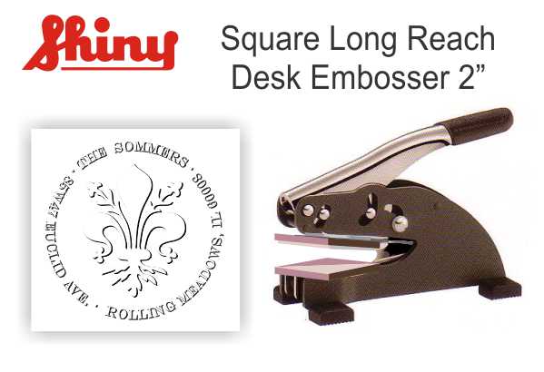 2" Official Custom Long Reach Seal Embosser LR2 