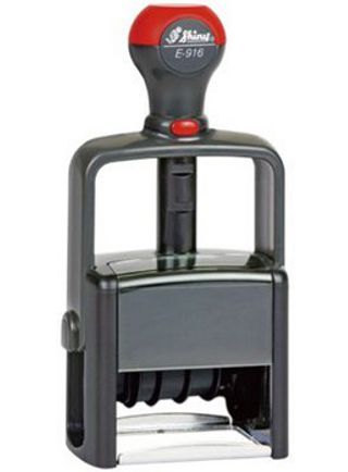 E-916 Shiny Self Inking Stamp
Shiny Heavy Duty E-916
Shiny E-916 Essential Self-Inking Dater