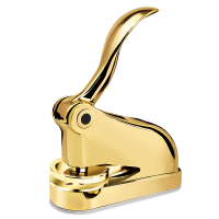 1-1/2" Elegant Brite Gold Embosser