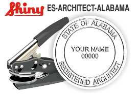 ALABAMA Architect Embossing Seal