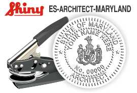 Maryland Architect Embossing Seal