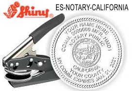 Notary Embossing Seal, California
California Notary Public Seal
Notary Public Seal
California Notary Public Embosser