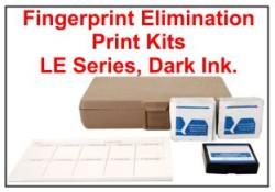 Elimination Print Kits
CKFPEP LE, Law Enforcement Dark Ink Pad Elimination Print Kit