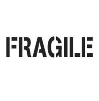 Fragile Freight Marking Stencil