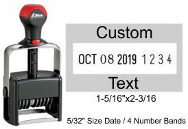 Shiny H-6404/DN
Self-Inking Line Dater and Numberer