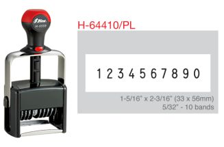 H-64410/PL Shiny 10 Band Numberer
