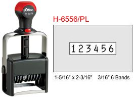 H-6556/PL Shiny 6 Band Numberer