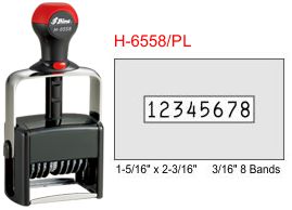 H-6556/PL Shiny 6 Band Numberer