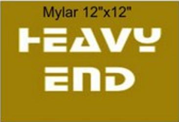12" x 12" Mylar Heavy End Stencil