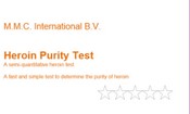 Heroin Purity Test