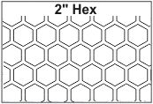 2 Inch Hex Stencil Pattern