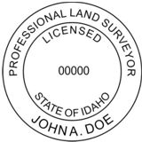 IDAHO Self-Inking State Surveyor Stamp