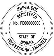 Indiana Engineering Stamp